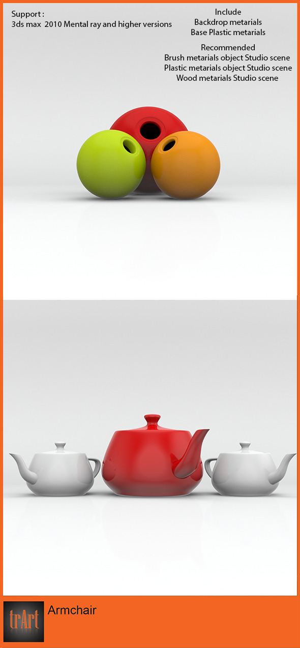 3DOcean 3ds max mental ray studio lighting 7098719 3DOcean 3ds max mental ray studio lighting 7098719