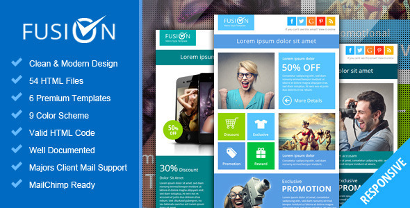 Fusion - Metro Email Newsletter Template