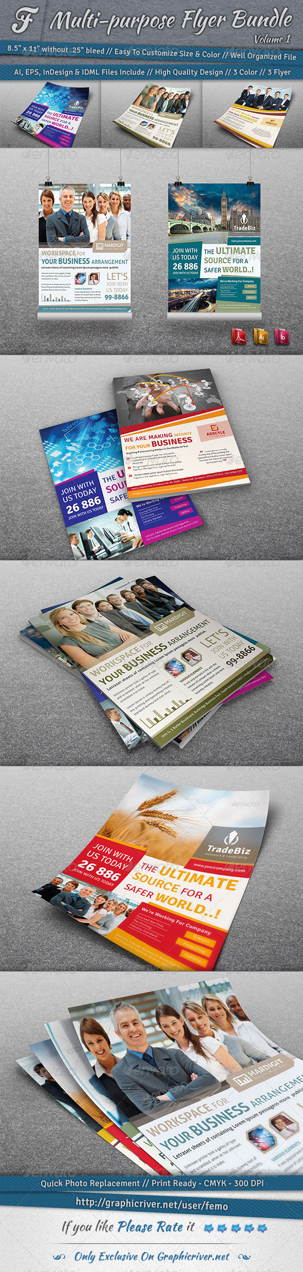 Multi-purpose Flyer Bundle Volume 1 Multi-purpose Flyer Bundle Volume 1