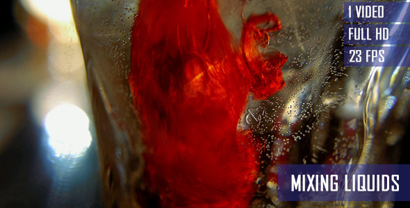 Mixing Liquids In The Drink Mixing Liquids In The Drink