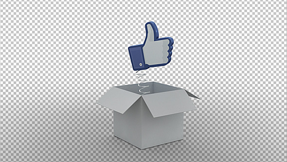 Facebook Like Symbol On A Spring Facebook Like Symbol On A Spring