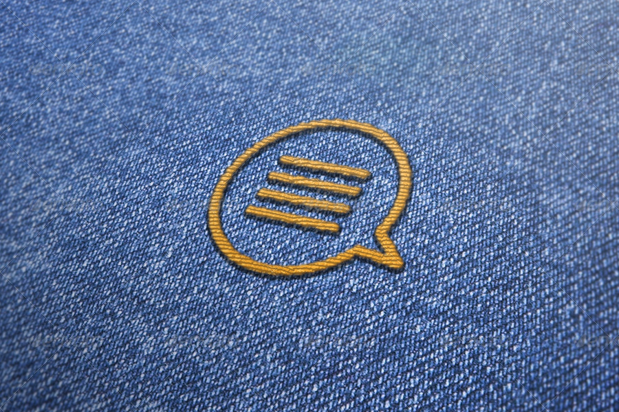 Download Free Embroidery Logo Mockup Free Download Mockup