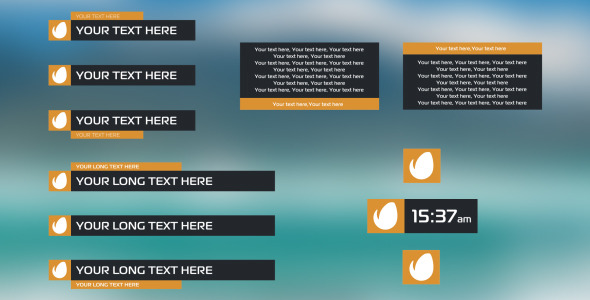 Stylish Corporate Lower Thirds Stylish Corporate Lower Thirds