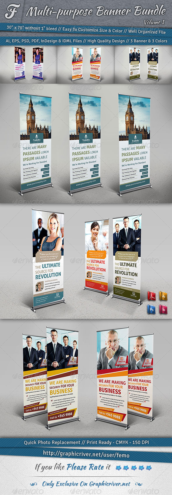 Multi-purpose Banner Bundle Volume 1 Multi-purpose Banner Bundle Volume 1
