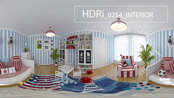 0254 Interoir HDRi - 3DOcean Item for Sale