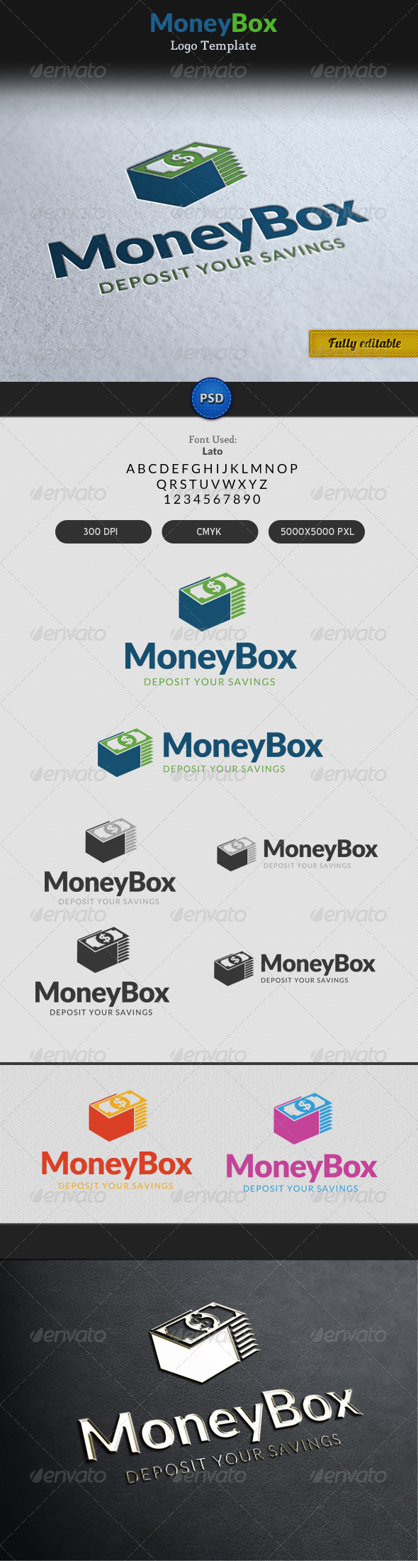 Money Box Currency Dollar Bag Logo Money Box Currency Dollar Bag Logo