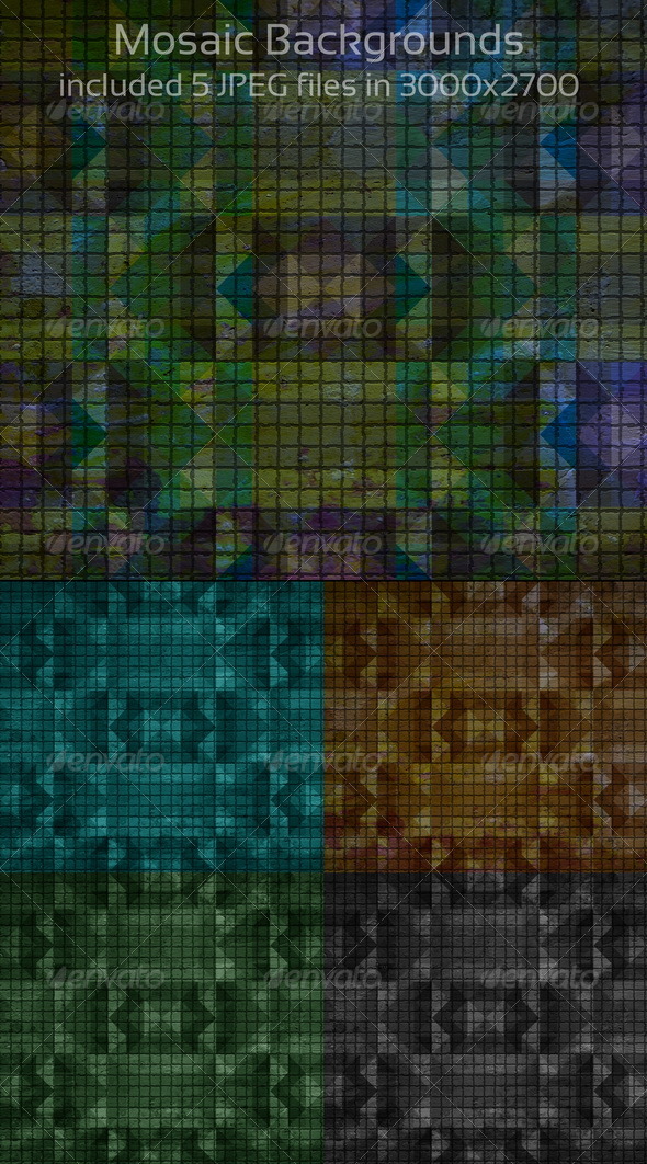 Mosaic Backgrounds - Abstract Backgrounds