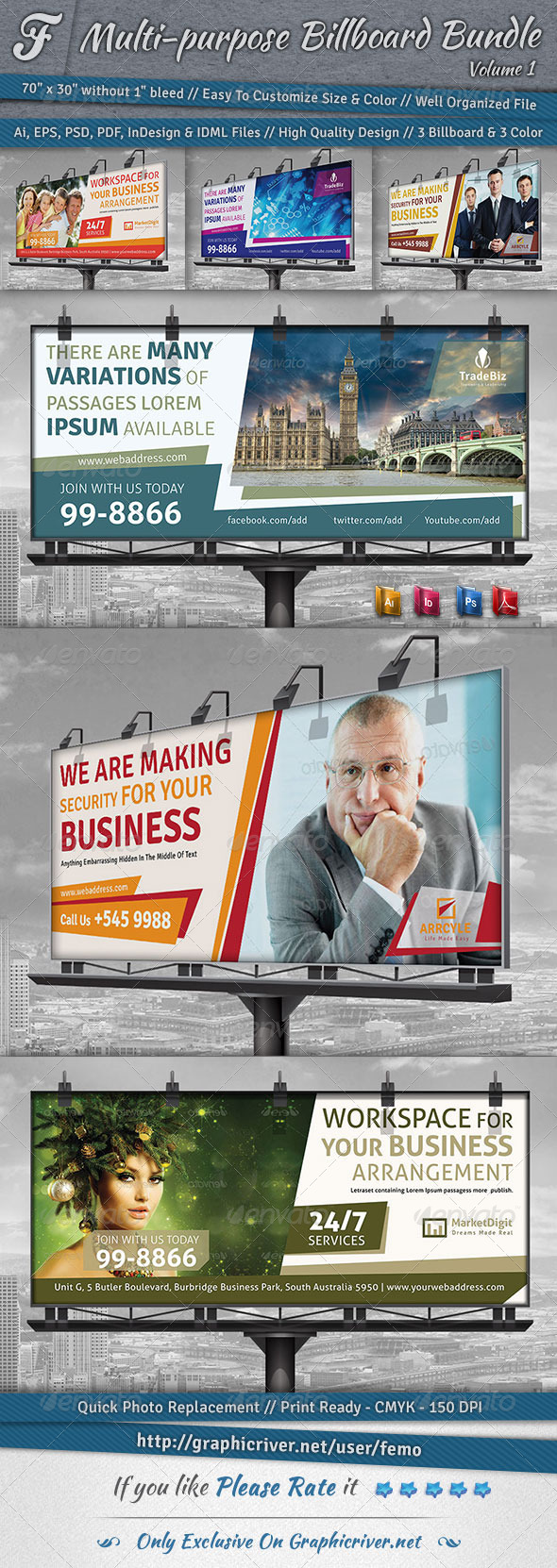 Multi-purpose Billboard Bundle Volume 1 Multi-purpose Billboard Bundle Volume 1