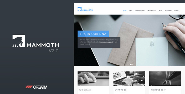 Mammoth - Responsive WordPress