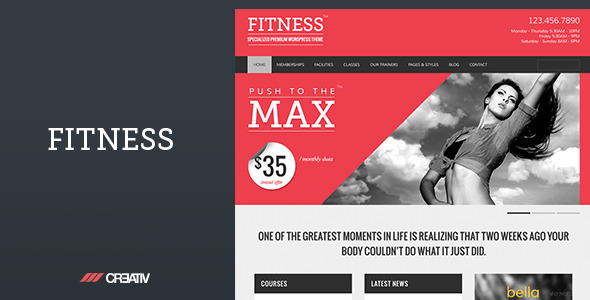 Fitness Premium WordPress Theme