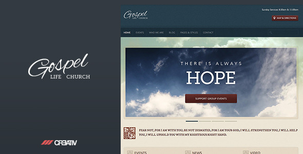 Gospel - Premium Responsive WordPress Theme