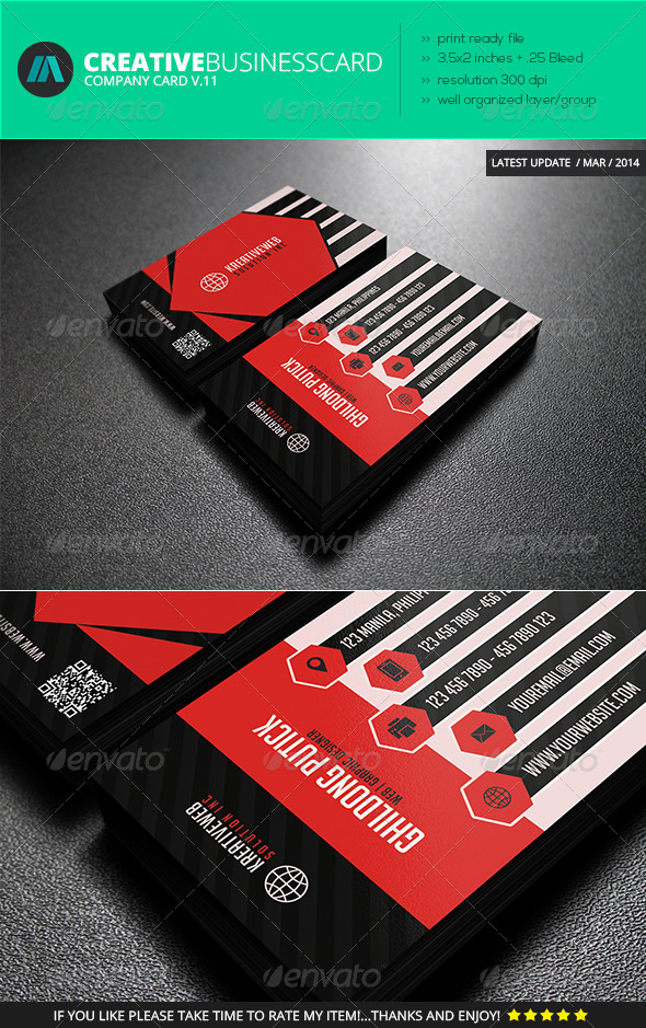 Business Card Vol. 11 - Business Cards Print Templates