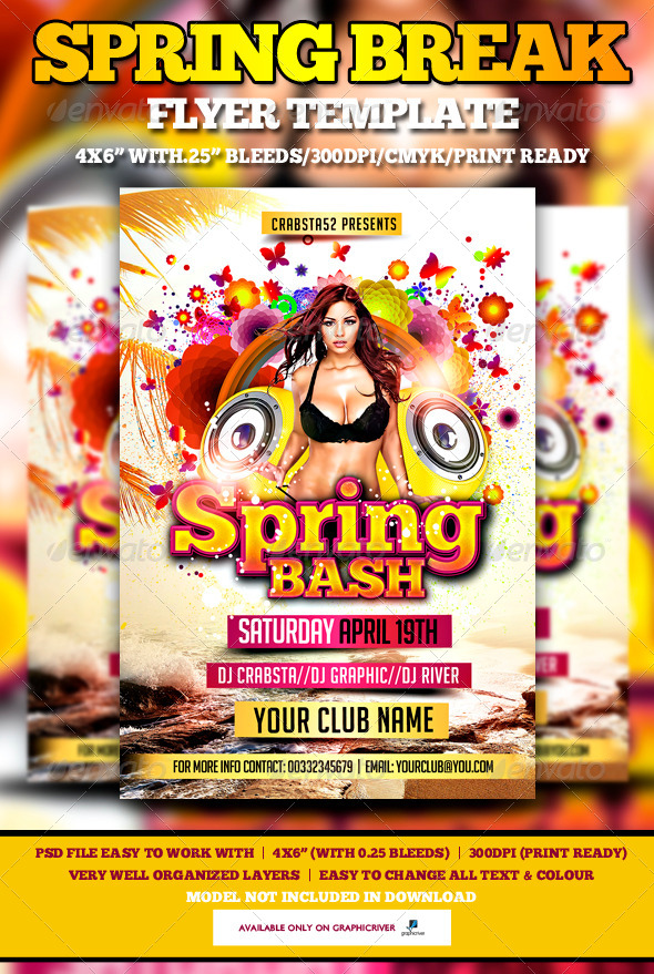 Spring Bash Flyer Template