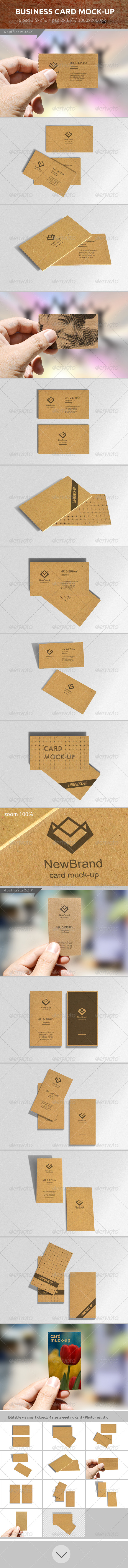 Business Card Mock-up Business Card Mock-up