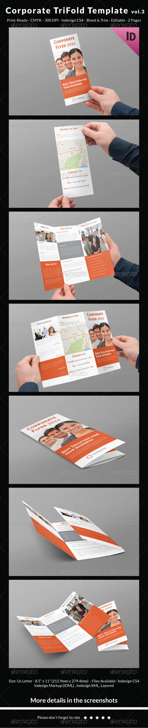 Corporate Trifold Template vol.3 Corporate Trifold Template vol.3