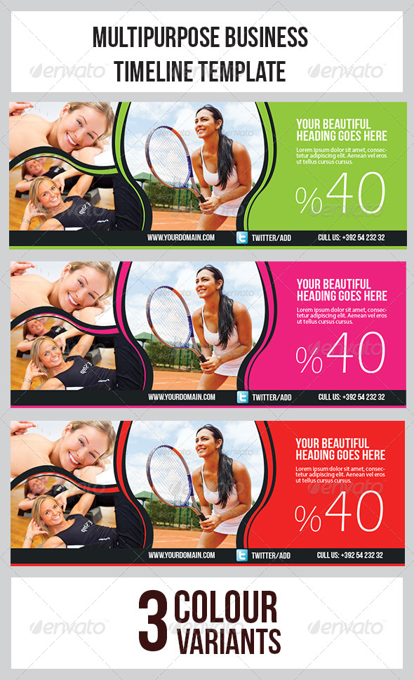 Multipurpose Banner Timeline Template Multipurpose Banner Timeline Template