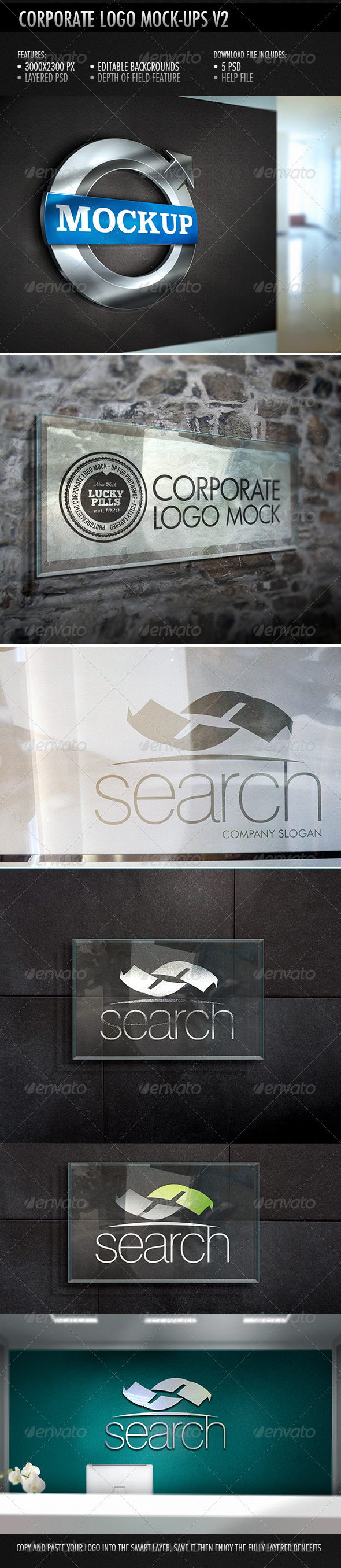 Corporate Logo Mockup V2 Corporate Logo Mockup V2