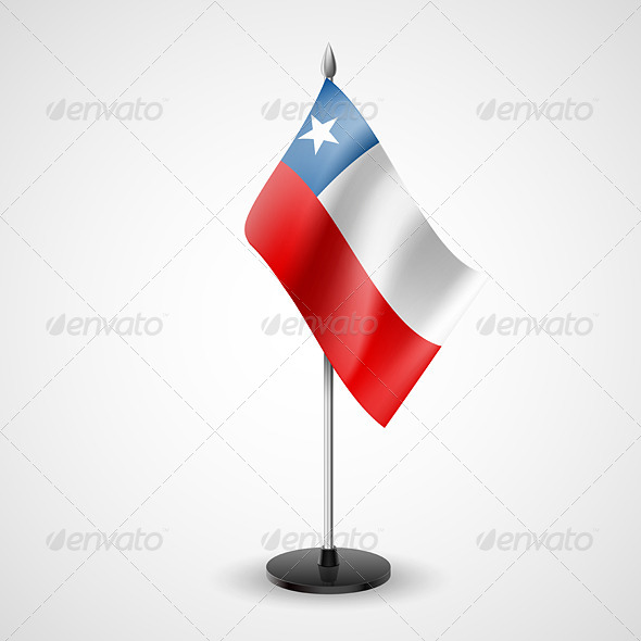 Table Flag of Chile