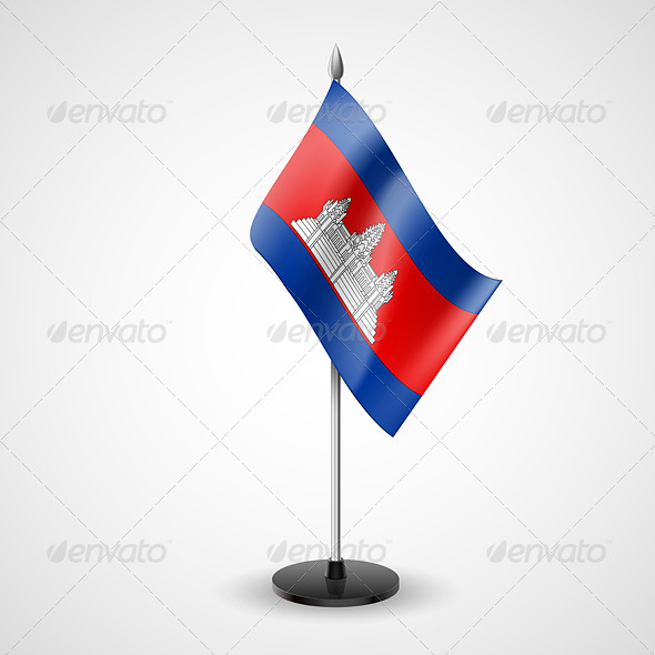 Table Flag of Cambodia Table Flag of Cambodia