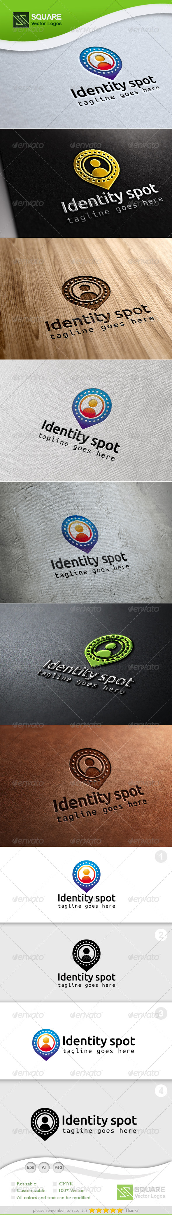 Human Locator Vector Logo Template Human Locator Vector Logo Template
