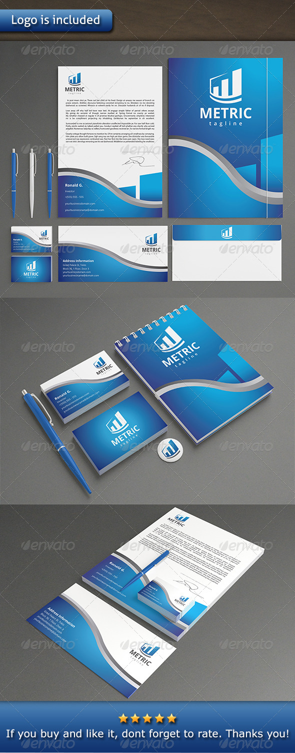 Metrics Logo Identity Metrics Logo Identity