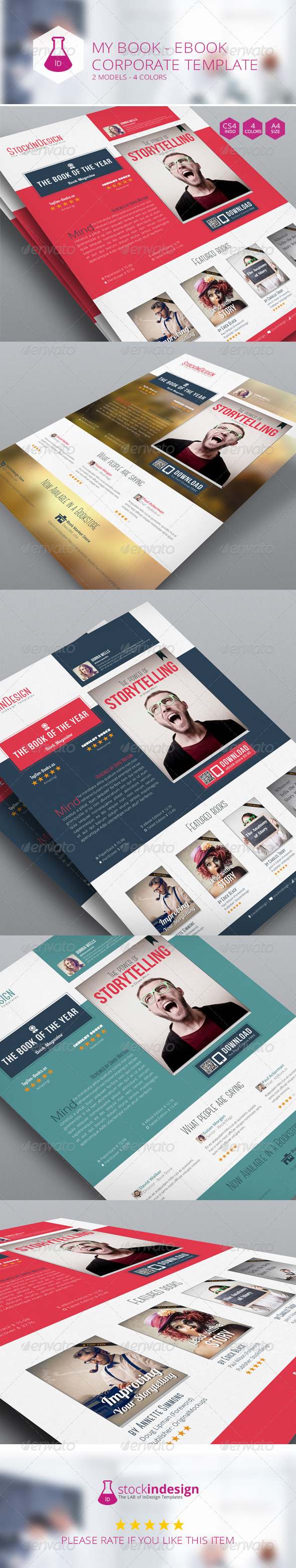 My Book Ebook Promotion Flat Design My Book Ebook Promotion Flat Design