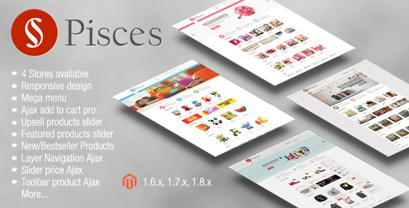 Pisces - Multipurpose Responsive Magento Theme