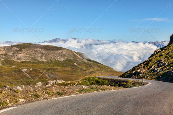 High Altitude Road - Stock Photo - Images