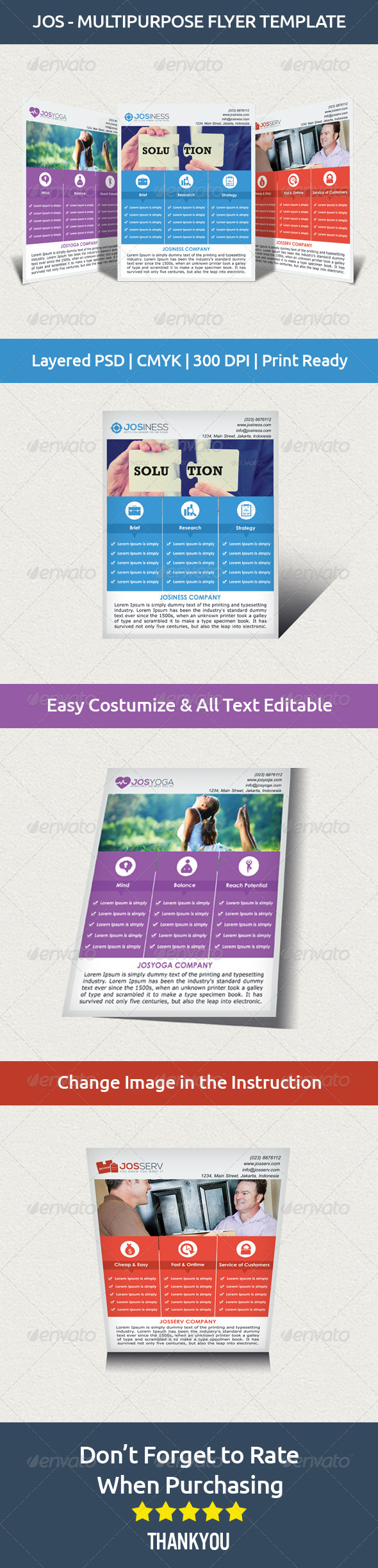 JOS Multipurpose Flyer Template JOS Multipurpose Flyer Template