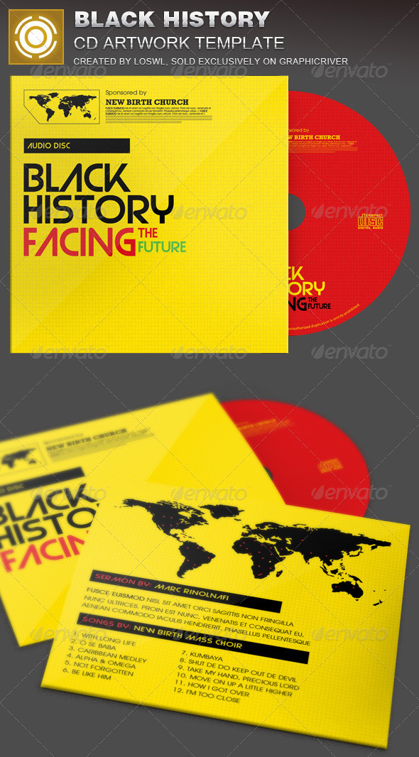 black history month flyer template