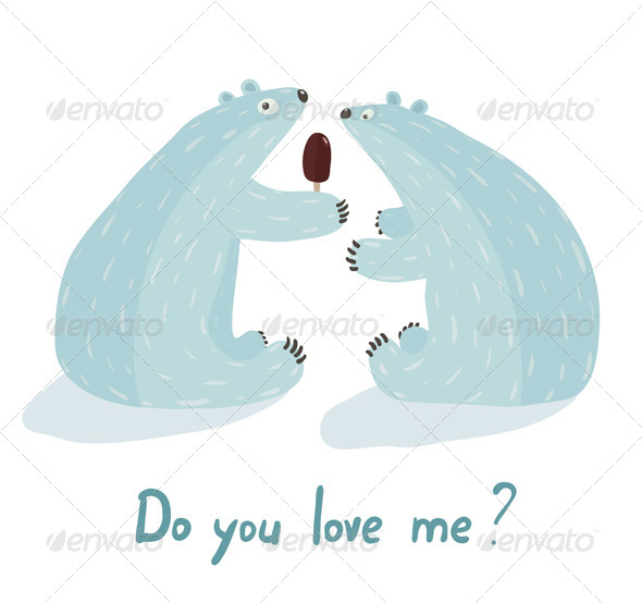 Polar Bears Love and Ice Cream