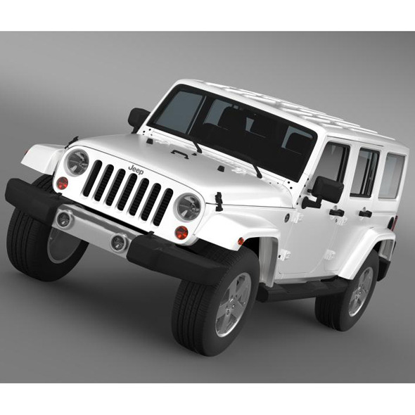 Jeep Wrangler Unlimited 2011 - 3DOcean Item for Sale