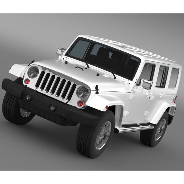 Jeep Wrangler Unlimited ENVI - 3DOcean Item for Sale