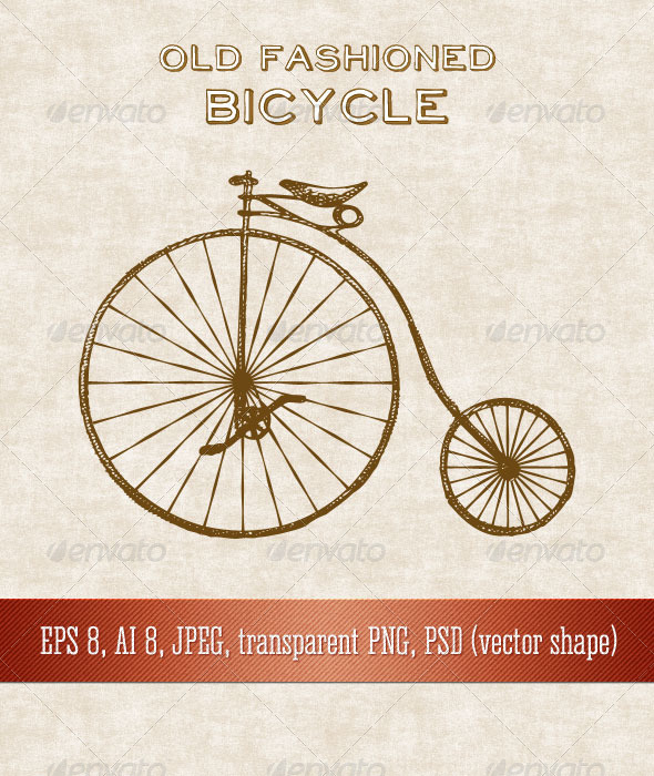 Old Fashioned Bicycle Old Fashioned Bicycle