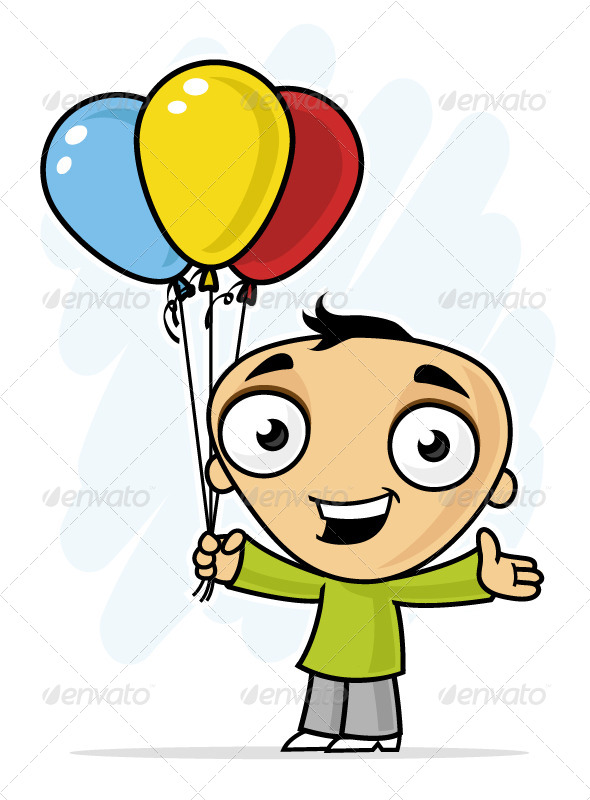 Boy with Balloons Boy with Balloons