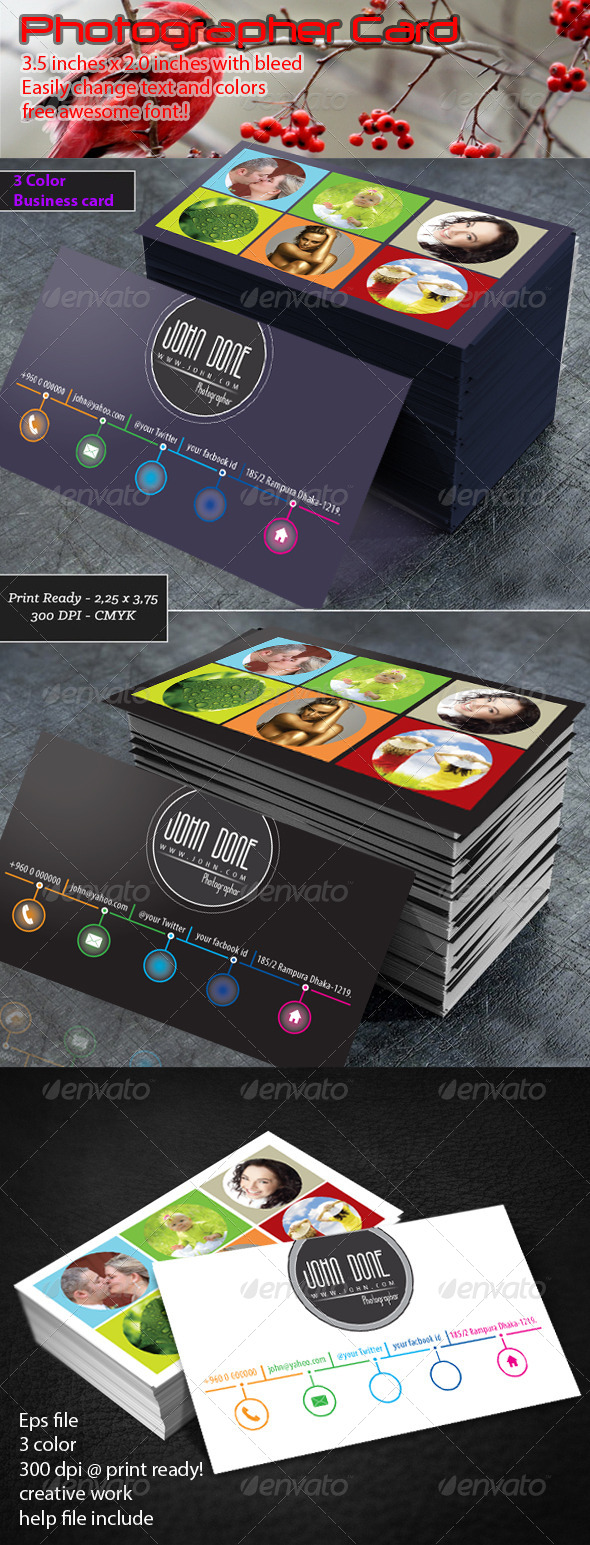 Photography Business Card Photography Business Card