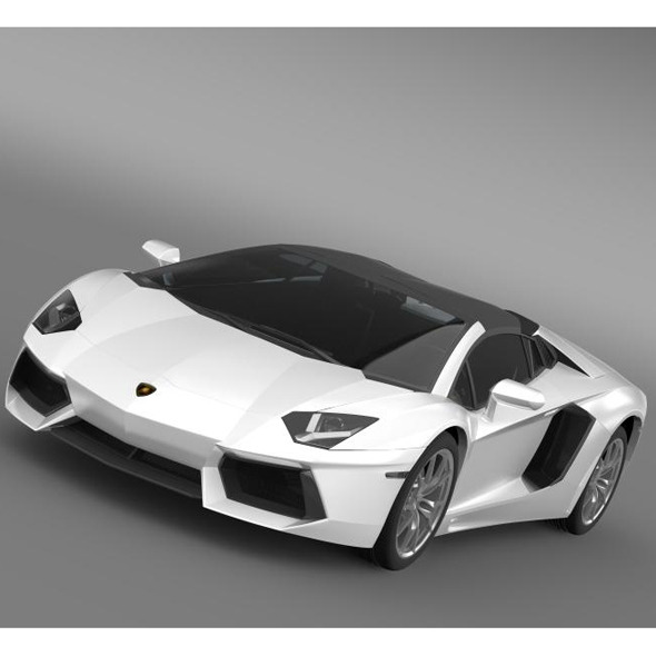 Lamborghini Aventador LP 700 4 Roadster - 3DOcean Item for Sale