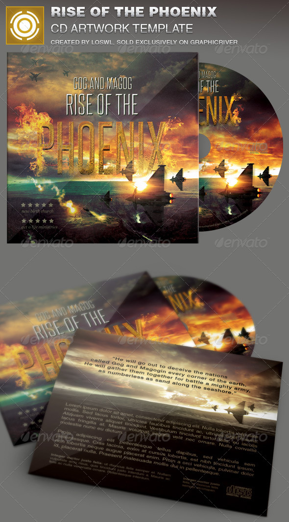 Rise of the Phoenix CD Artwork Template Rise of the Phoenix CD Artwork Template