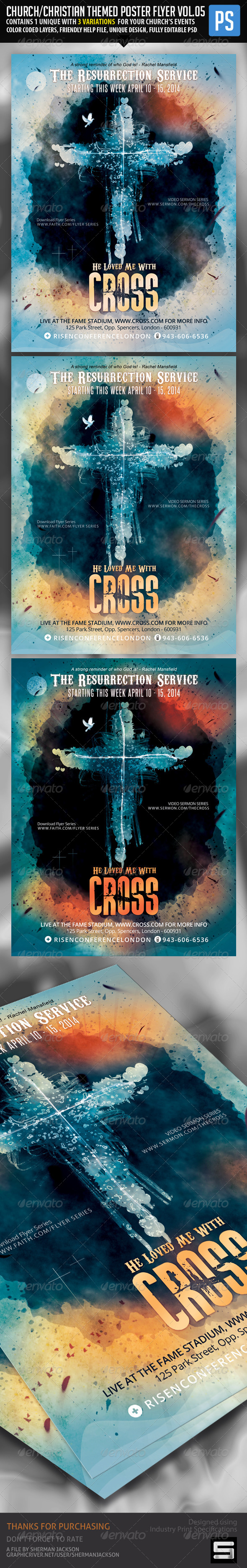 Church Christian Themed Poster Flyer Vol.5 Church Christian Themed Poster Flyer Vol.5