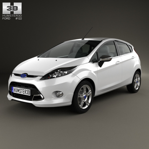 Ford Fiesta Zetec 5-door hatchback 2012 - 3DOcean Item for Sale