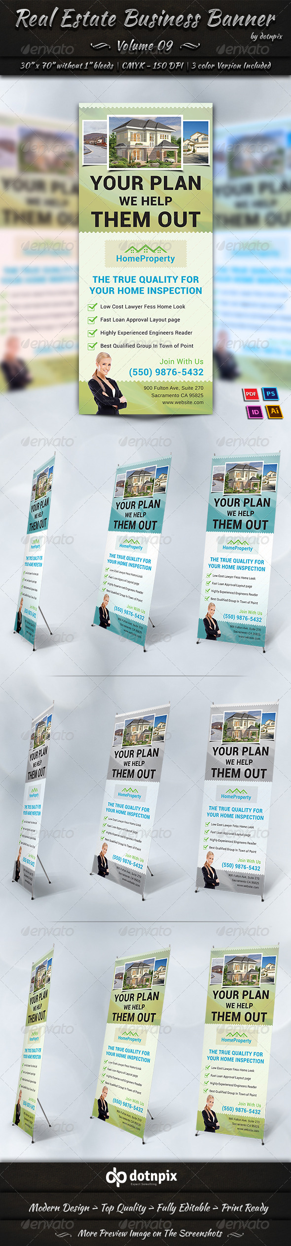 Real Estate Business Banner Volume 9 Real Estate Business Banner Volume 9