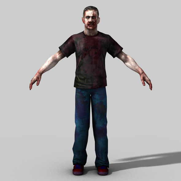 3D Model of Zombie 3D Model of Zombie