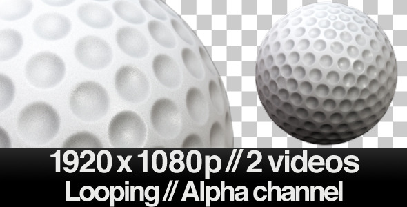Golf Ball Spinning Rotating Series of 2 & Alpha Golf Ball Spinning Rotating Series of 2 & Alpha
