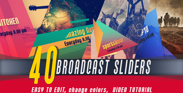 Broadcast Slider Broadcast Slider