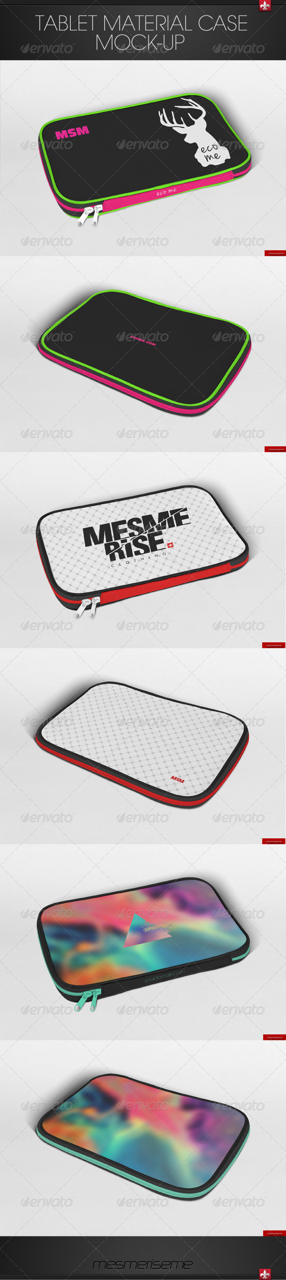 Tablet Material Case Mock-up Tablet Material Case Mock-up