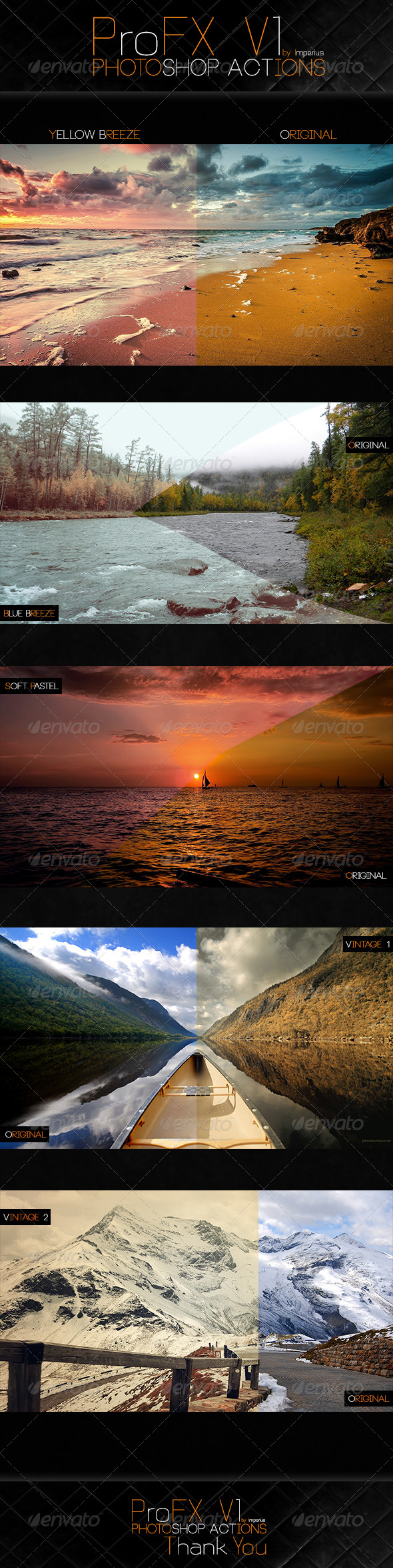 ProFX V1 Actions - Photo Effects Actions
