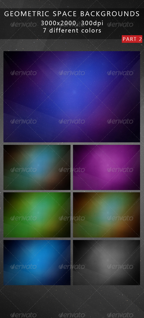 Geometric Space Backgrounds 2