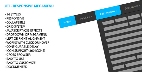 Jet Responsive Megamenu Jet Responsive Megamenu