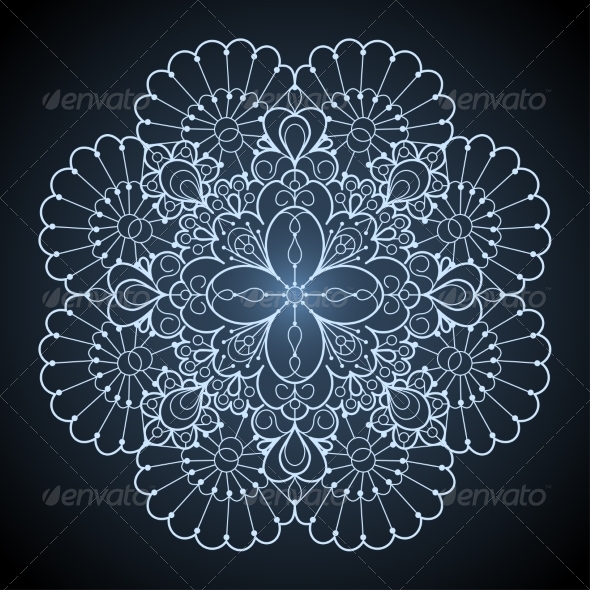 Ornamental Round Lace Pattern Ornamental Round Lace Pattern