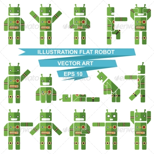 Flat Robots Flat Robots